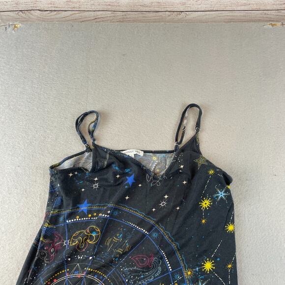 Johnny Was Celestial Space Womens Sz XS Sleep Dress Tank Blue - Picture 4 of 10